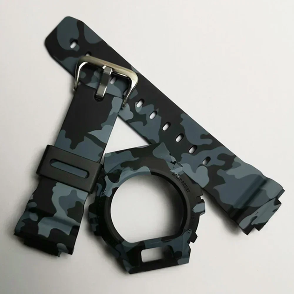 シリコンカバーケースバンド Casioak GW-6900A G-6900B GLX-6900GB GLS-6900 樹脂交換ストラップ DW6900 DIY アクセサリー