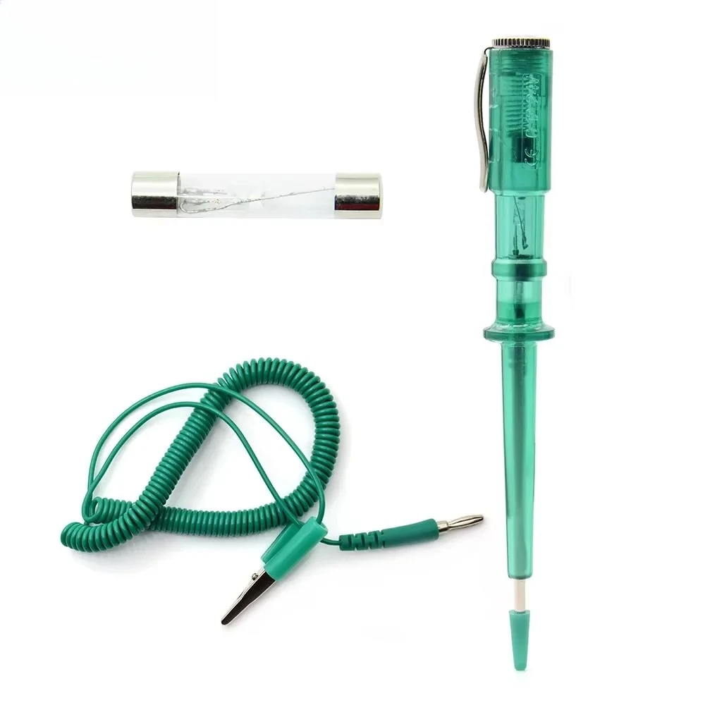 

HOT!!! Auto Car Light Circuit Tester Lamp Voltage DC 6V 12V 24V Copper Test Pen Detector Probe Light System Test Probe Lamp