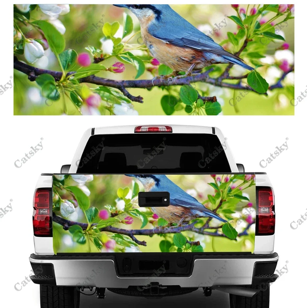 

spring landscape bird car sticker rear car rear modification custom suitable for SUV car truck packaging sticker decal