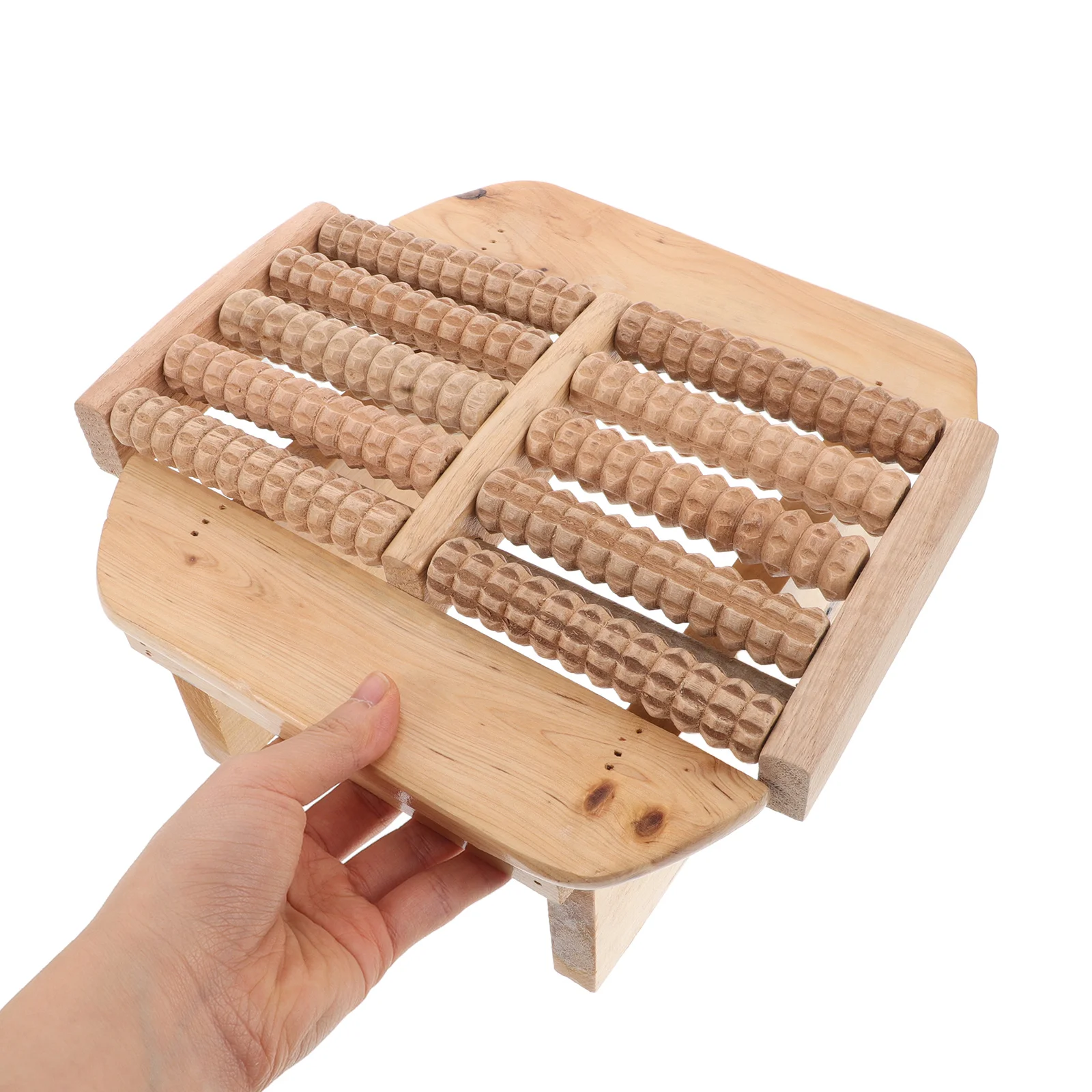 

Массажный табурет для ванной комнаты, эргономичная деревянная подставка для ног для сауны, ванны для ног, ванны, табурет для душа, нескользящая прочная конструкция