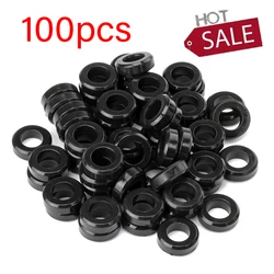 100pcs O-Ring Set Automobile Fuel Injector Nozzle Sealing Ring Fuel Injector Gasket Washer Flat Ring Gasket Washer Rubber Ring