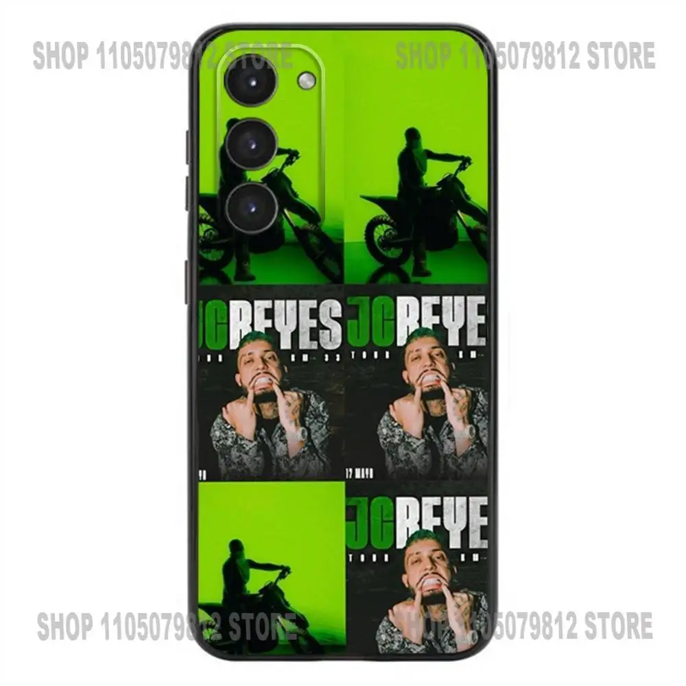 Jc Reyes JC REYES Tour 2025 funda de teléfono para Samsung Galaxy A32,21s,22,31,52,53,72,73,Note20,8,9,10 funda negra de silicona suave