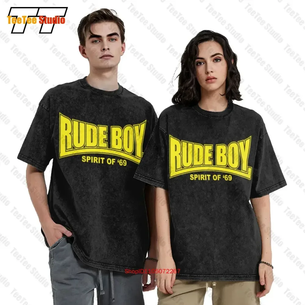 Rude Boy Vintage Oversized T-Shirt Spirit Of 69 Oi Ska Punk Skinhead S Xxl 408L