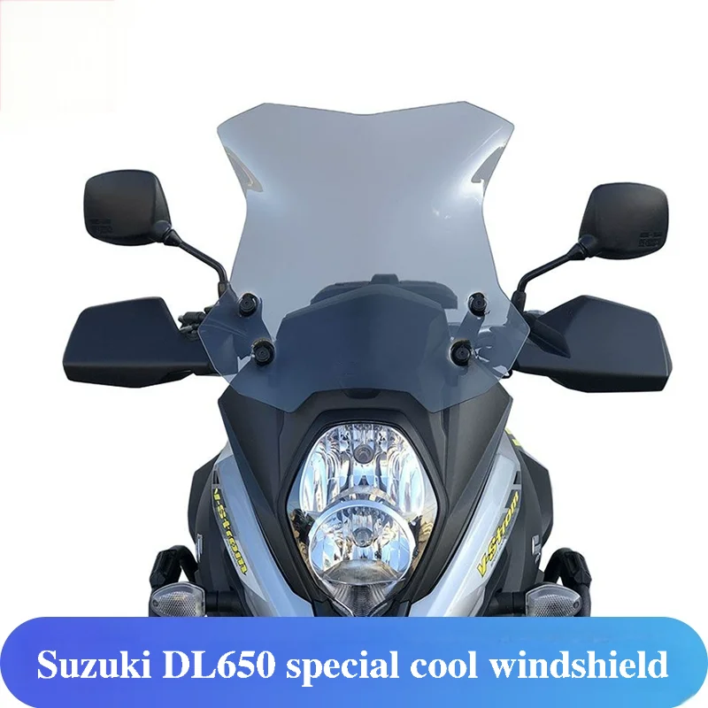 

For 2017 2018 2019 2020 2021 2022 23Suzuki DL650 modified heightened windshield front cool race windshield motorcycle windshield