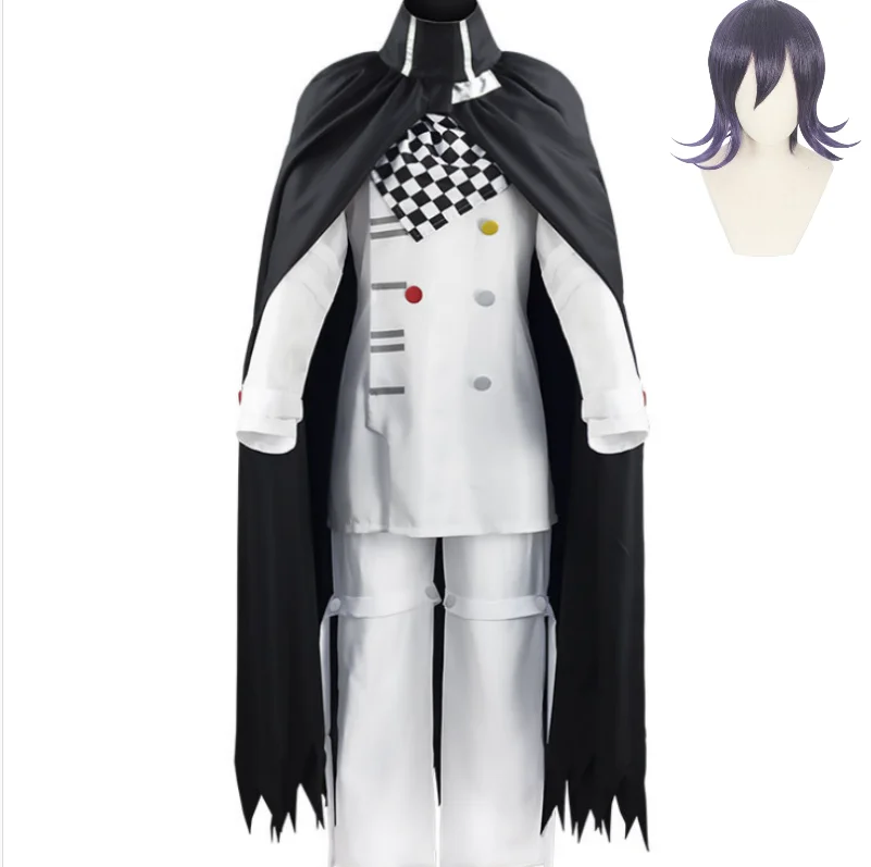 أزياء أنيمي دانغانرونا V3 كوكيشي أوما عباءة أنيمي التأثيرية أزياء الرئيس أوما التأثيرية عباءة الهالوين كرنفال