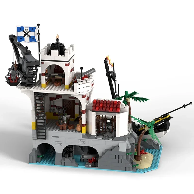 Moc Building Bricks Castle Model Eldorado Ship Wreck Fortress Technology Modular Blocks Gift Toys For Children DIY Sets Assembly