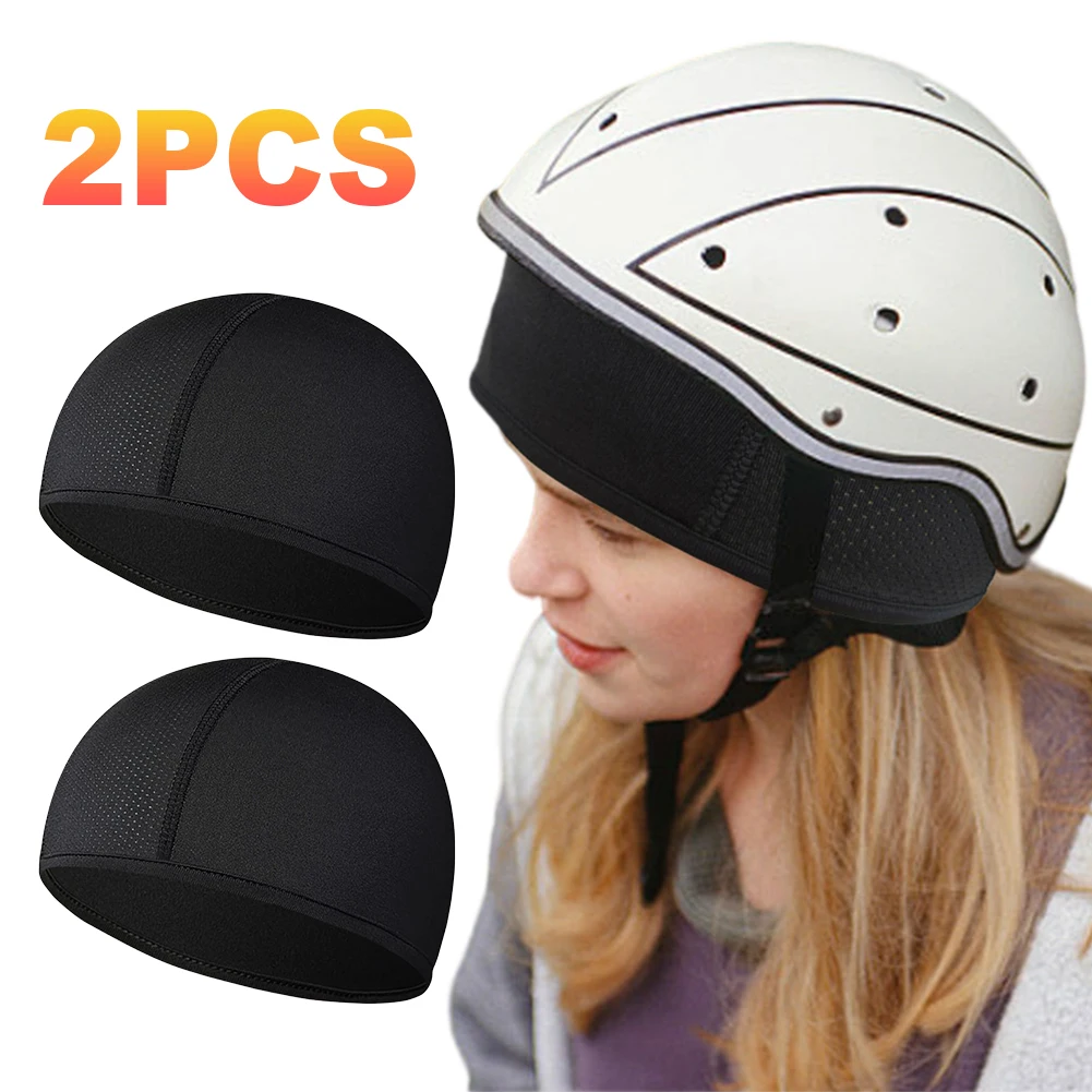 Under Helmet Beanie Cap Quick Dry Cycling Helmet Hat Inner Cap Breathable Inner Wicking Hat for Bike Riding Cycling Accessories