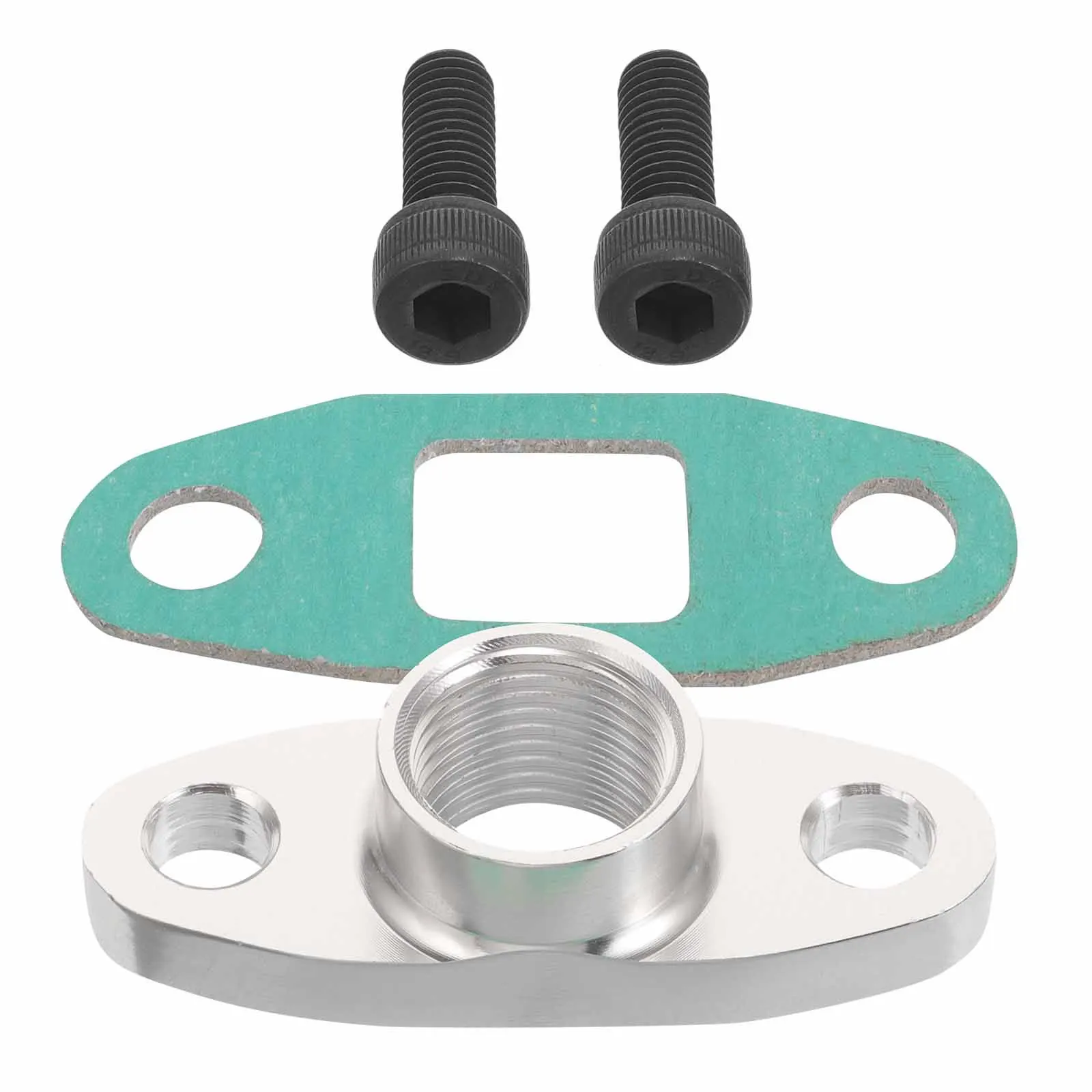 

1 Set Oil Drain Car Turbo Accessories Flange Set 1/2 Npt Car Turbo Accessories Engine Repair Parts For Auto Drainage System