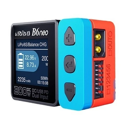 

Smart lithium battery, aircraft model car model balance charger DC200W 10A PD80W power supply