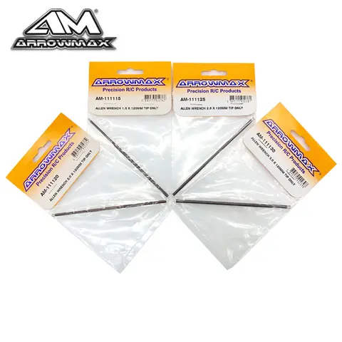 기존 ARROWMAX AM-111115 / 20/25/30 팁 120MM1.5 2.0 2.5 3.0 육각 스크루 드라이버 비트 RC 원격 제어 자동차 도구 부품