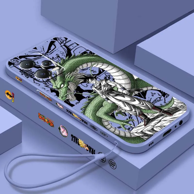 

Dragon Ball Popular Art Cool For Xiaomi Redmi Note 14 13 12 12S 11 11S Pro Plus 4G 5G Liquid Left Rope Soft Cover Phone Case