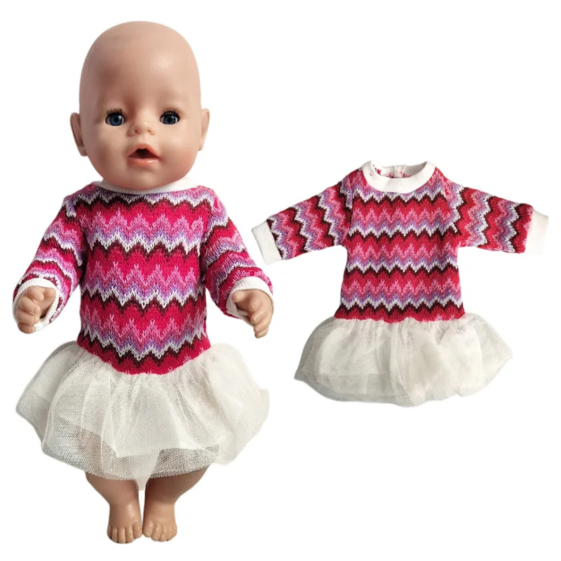 17 Inch Baby Doll Clothes for 40cm Baby Doll Coat Winter Toys Wears