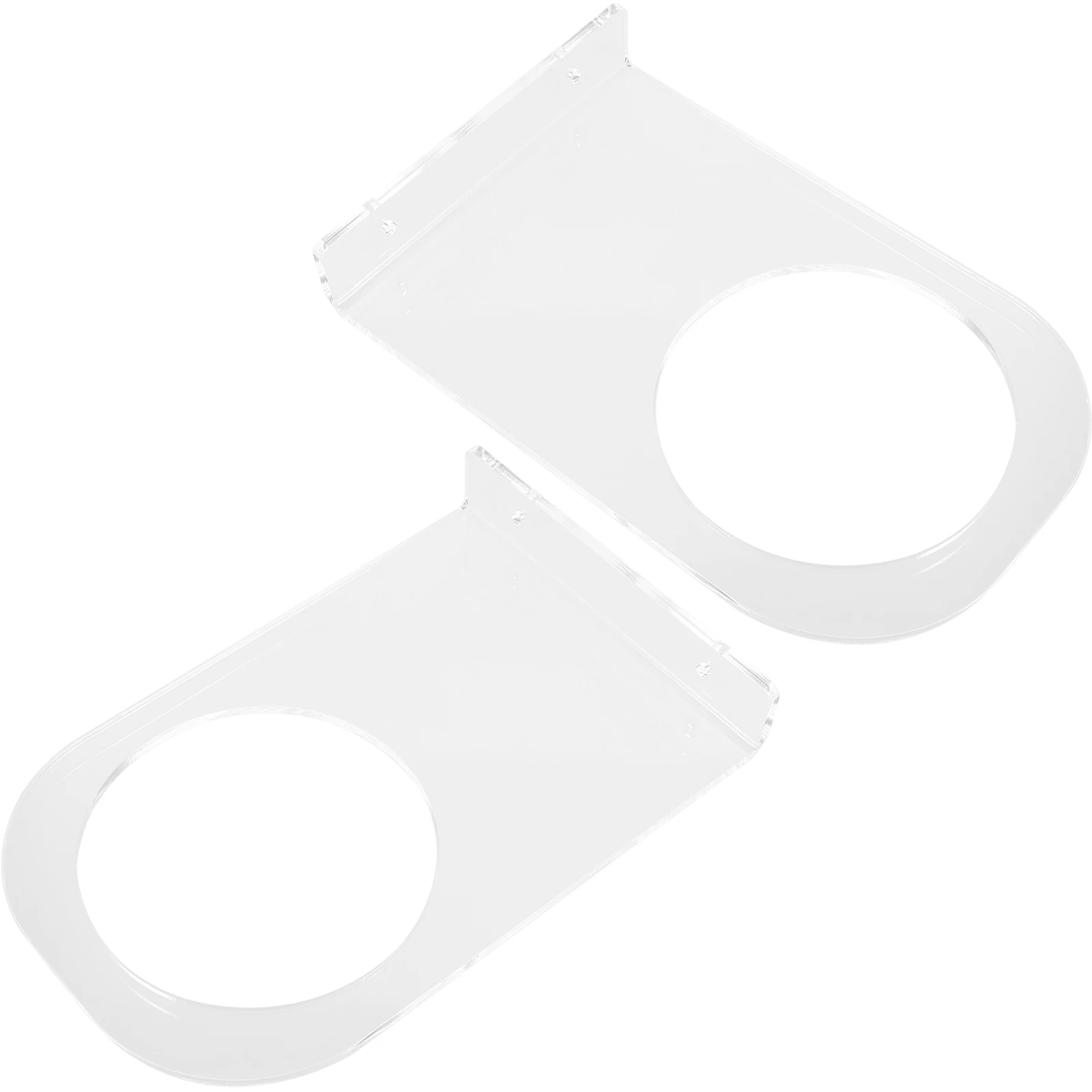 

2pcs Wall Mount Basketball Display Rack Acrylic Sports Holder Football Soccer Volleyball Storage Stand Fitness