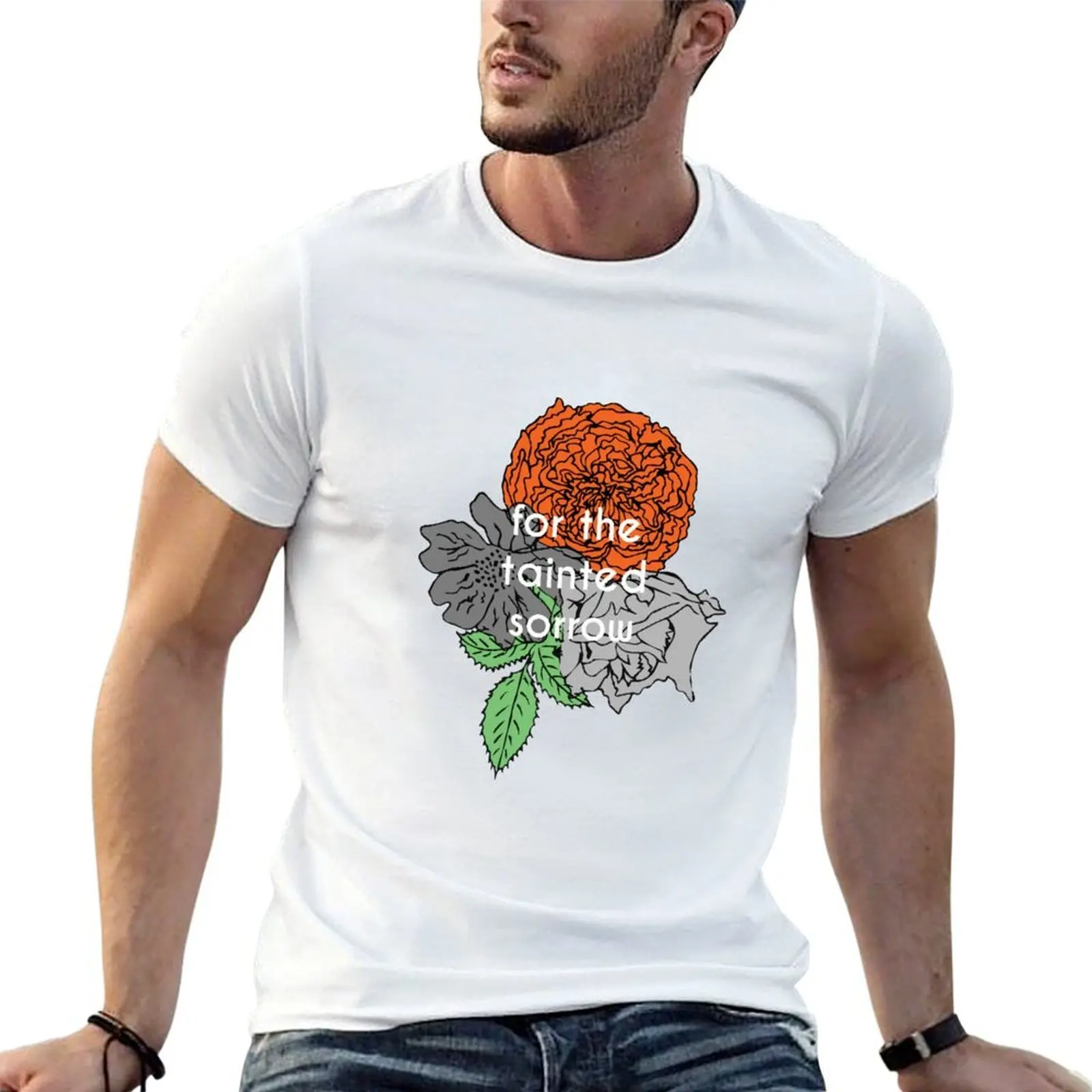 T-shirt de sport à séchage rapide pour homme, grande taille, pour la tristesse qui fait mal
