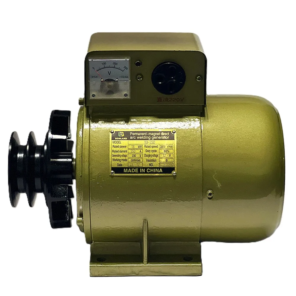 Honorable 220V Remote-Start Generator with 18KW Output and 2-3.2mm Welding Rod Compatibility for Industrial Machinery Use