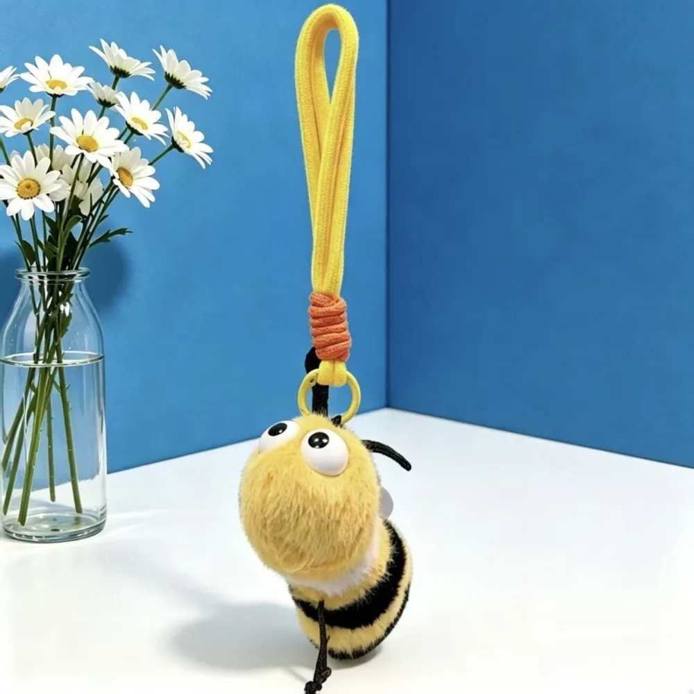 Small Pendant Backpack Charm Firefly Mosquito Insect Series Keychain Unique Funny Design Stuffed Animal Pendant Schoolbag Decor
