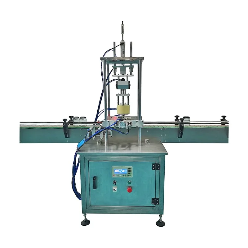 Automatic vacuum capping machine Glass bottle fermented bean curd fresh-keeping capping Special-shaped bottle Automatic vacuum