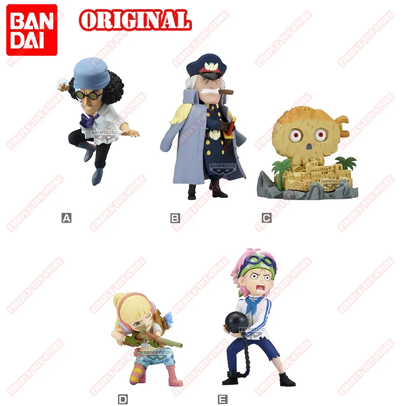 Figuras de acción originales de BANDAI en stock, Banpresto One Piece WCF Honeycomb Kuzan Coby Shiryu, juguetes de anime.