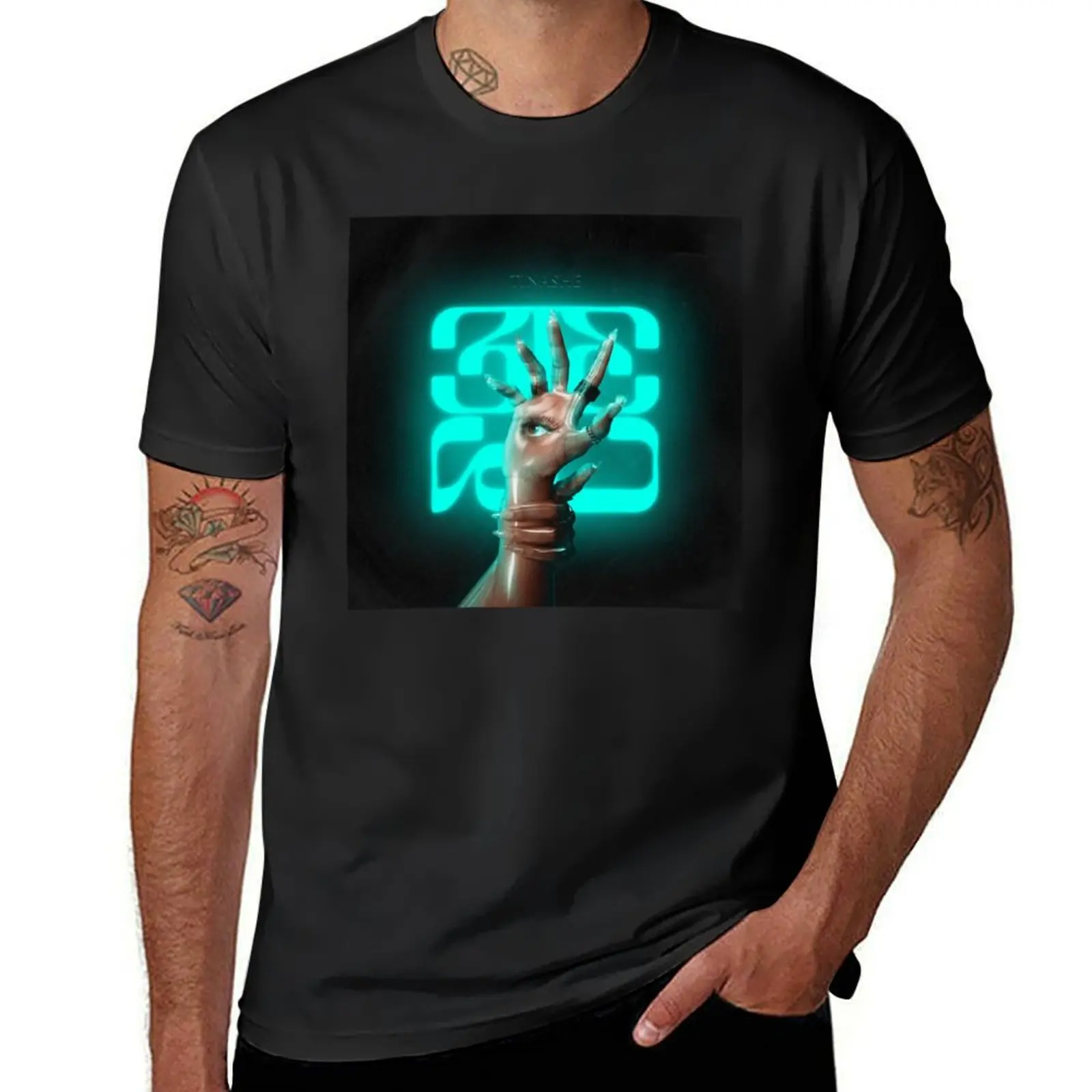 

The Hand And Eyes Poster T-Shirt anime figures blanks cotton graphic tees vintage t shirts mens t shirts casual stylish