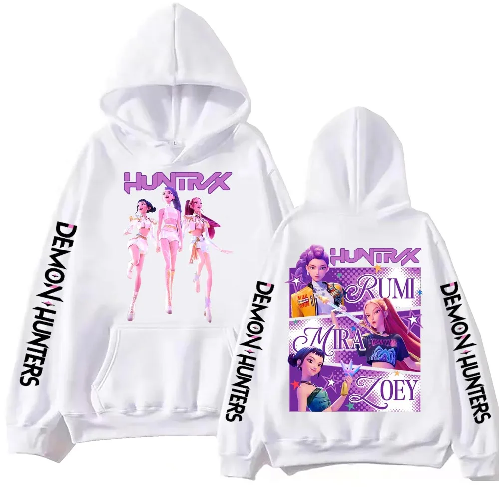 Bluza z kapturem Anime Kpop Demon Hunter Harajuku Pulower Prezent