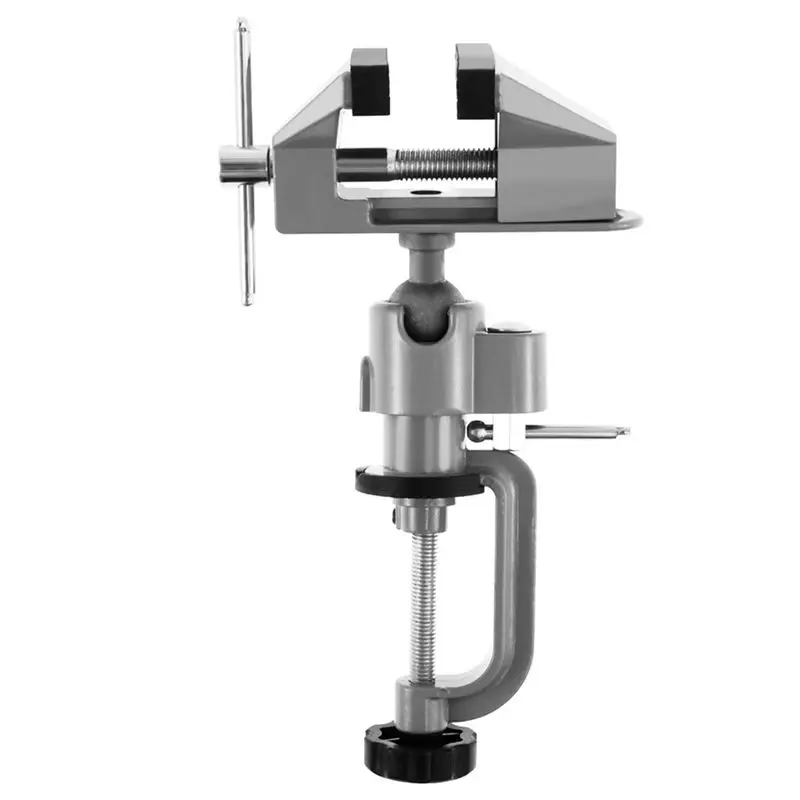 2026 HOT Fixed Work Bench Tool Mini Bench Vise 360° Rotatable Portable Table Clamp For Drilling Woodworking Jewelry Making