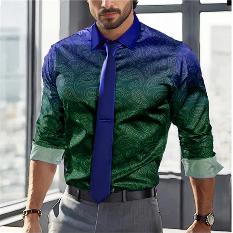 Large Size Men\'s Casual Shirt Business Summer Spring Autumn Lapel Long Sleeve 12 Colors S-5XL Fast Shipping 2024 Men\'s Shirt