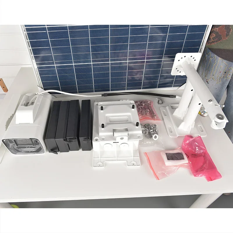 HIK 4MP ANPR Bullet human/vehicle classification Solar Power 4G Network Camera Kit DS-2XS6A46G1/P-IZS/C36S80 solar ptz camera