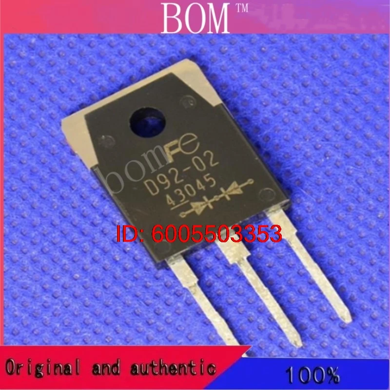 10Pcs 2021+ 100% New Imported Original ESAD92-02 ESAD92 D92-02 TO-3P Fast Recovery Diode 20A 200V