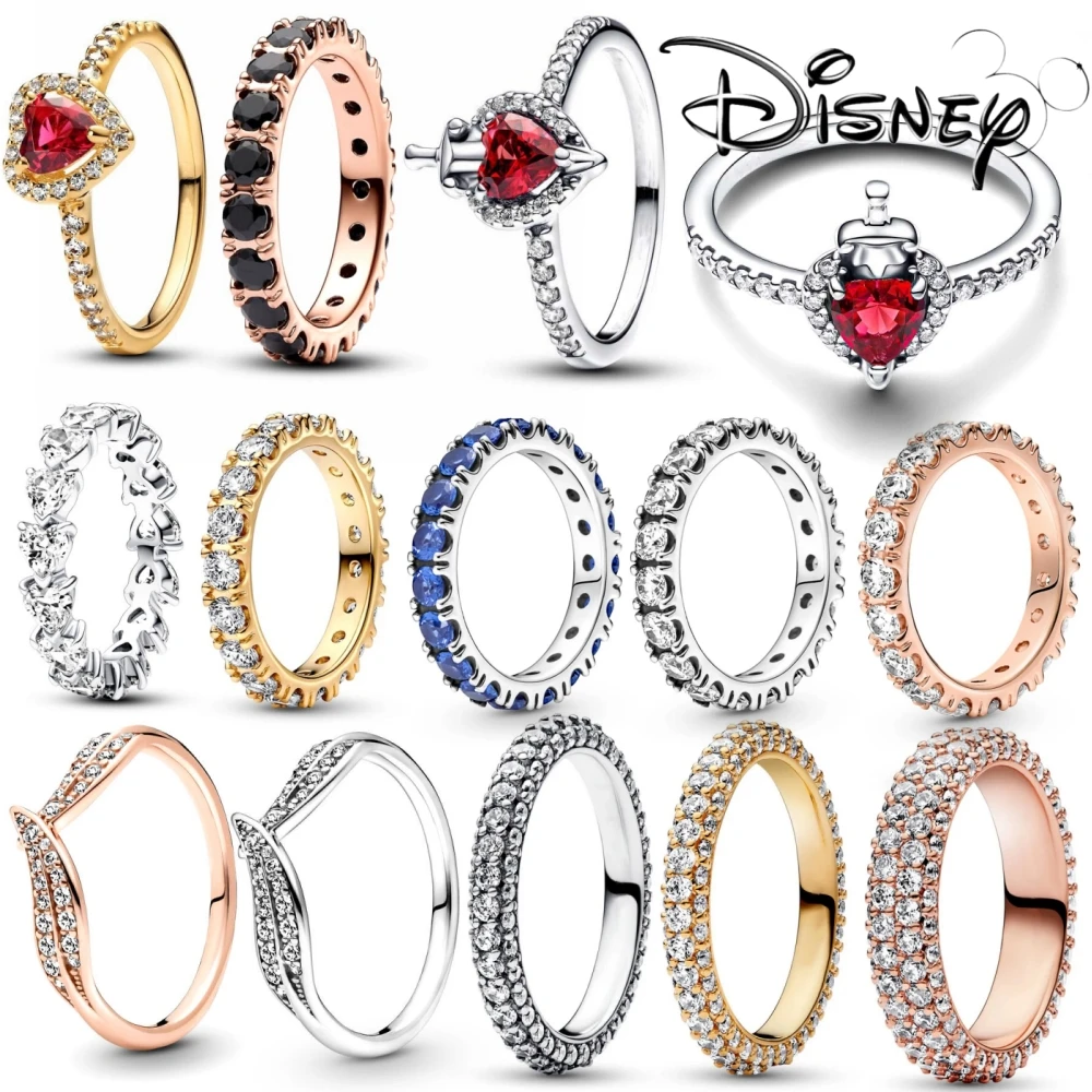 

Новое кольцо с персонажем Диснея «Злая королева», оригинальное блестящее кольцо Eternal для фитнеса, женское, для вечеринок, набор украшений ручной работы, подарок.