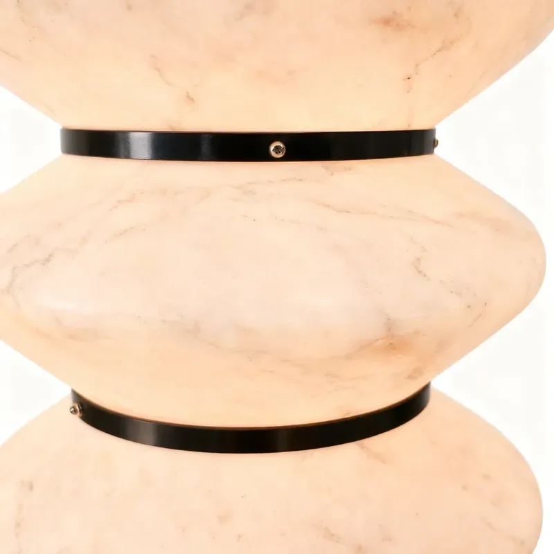 Silk Floor Lamp, Room, Living Room, Dining Room, Zen Atmosphere, Eastern Elegance, Bead Decoration, Standing Lamp