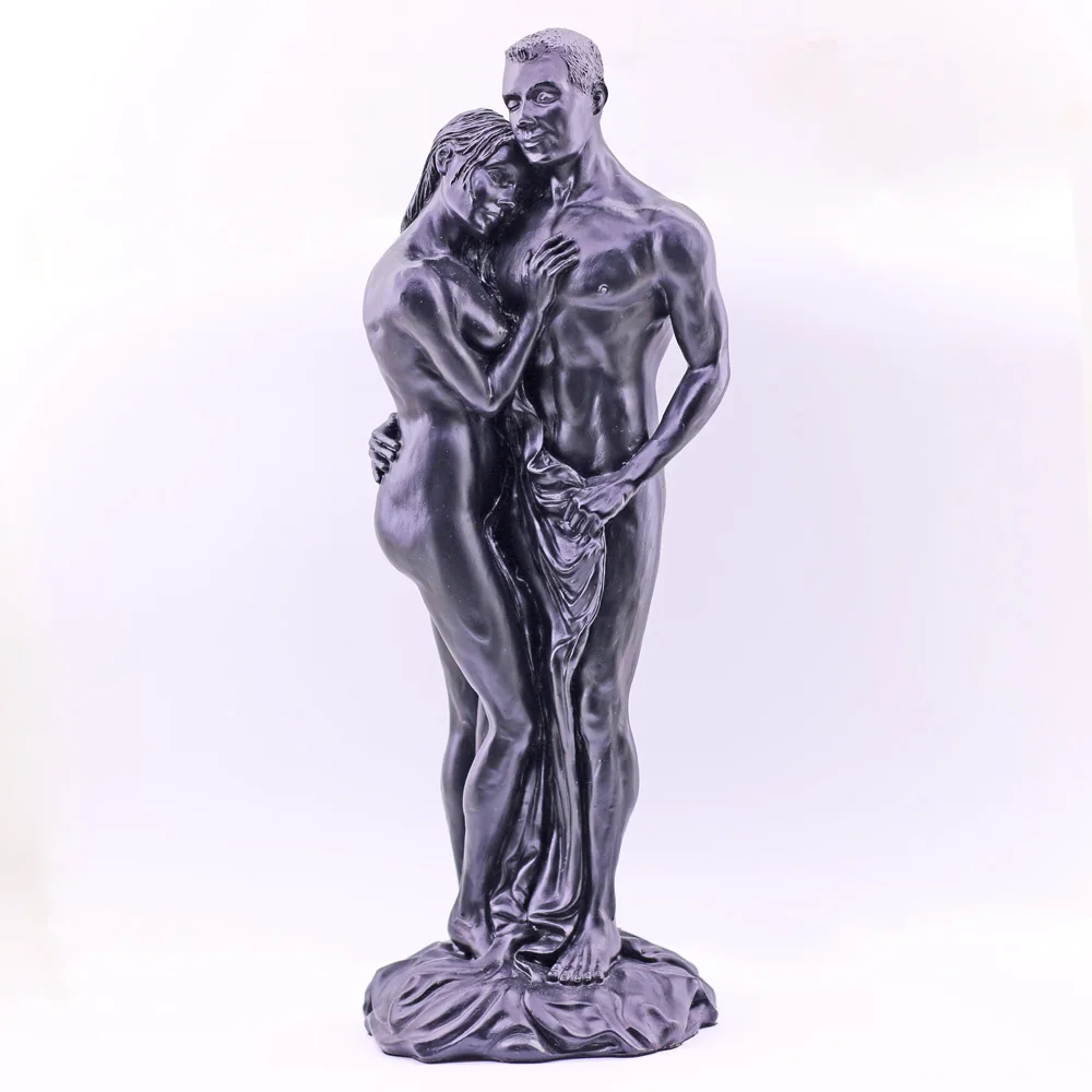 Embracing Lovers Silicone Candle Mould Making Plaster Soap Resinous Couple Art Sculpture Home Deco Mold Wedding Valentine's Day