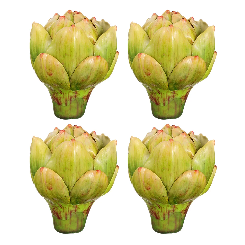 

Fake Plants Simulated Pineapple Head Small Artificial Artichokes Prop Bonsai Succulent Green