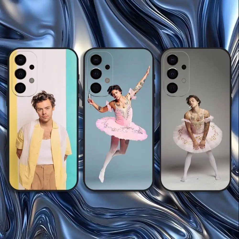 

Singer H-HaRRy S-Styles Phone Case For Samsung S25,S24,S21,S22,S23,S30,Ultra,S20,Plus,Fe,Lite,5G Black Cover