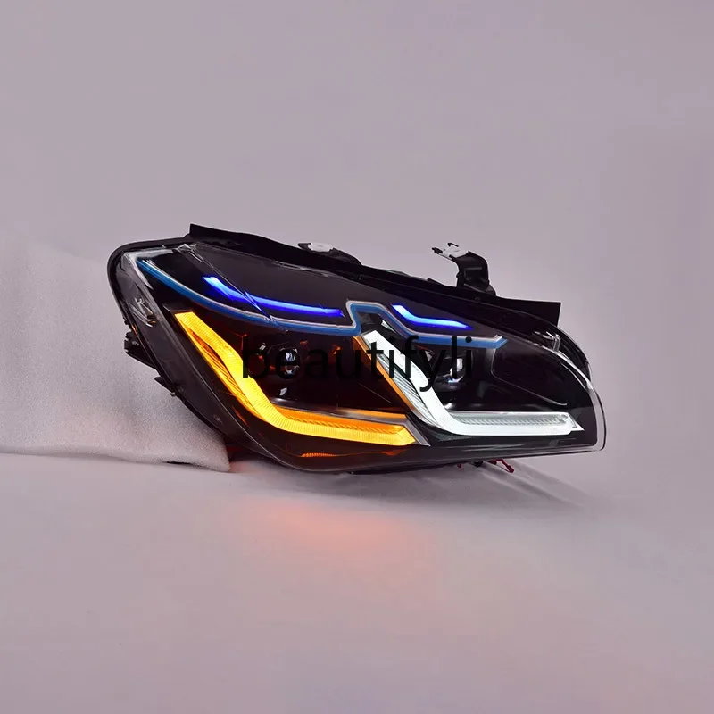 

X1 headlight assembly E84 modified new LED headlights daytime running lights LED turn signals