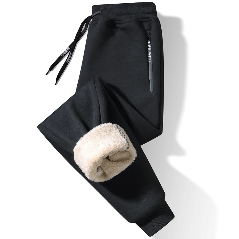 

Модные теплые плюшевые брюки, кашемировые брюки, мужские толстые мужские зимние повседневные свободные брюки, корейская уличная одежда, студенческие брюки, мужские