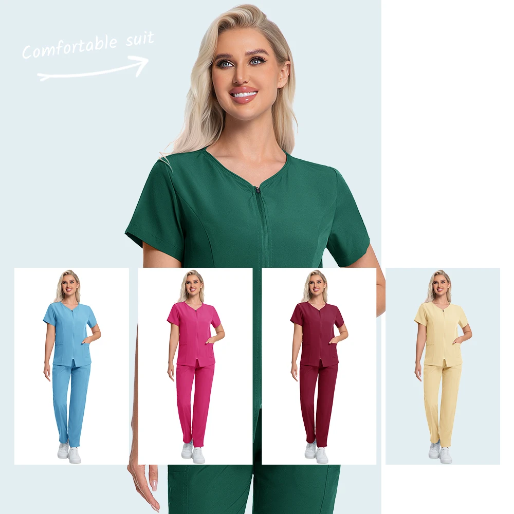 قميص جراحي للمستشفى الطبي قابل للغسل، ملابس عمل سريرية لطب الأسنان، مختبر الصيدلة، عيادة الأسنان، زي الطبيب والممرضات #4