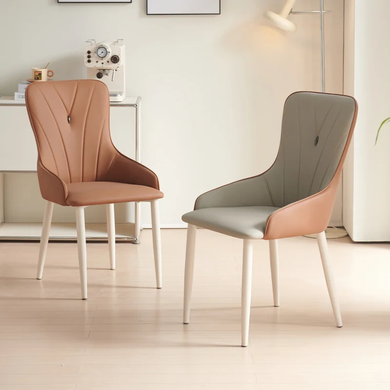 

*#g for Dining Room Chair Cheap PU Leather Armchair for Events Banquets Wedding Restaurant Tavern Cafe Durable Metal Frame*