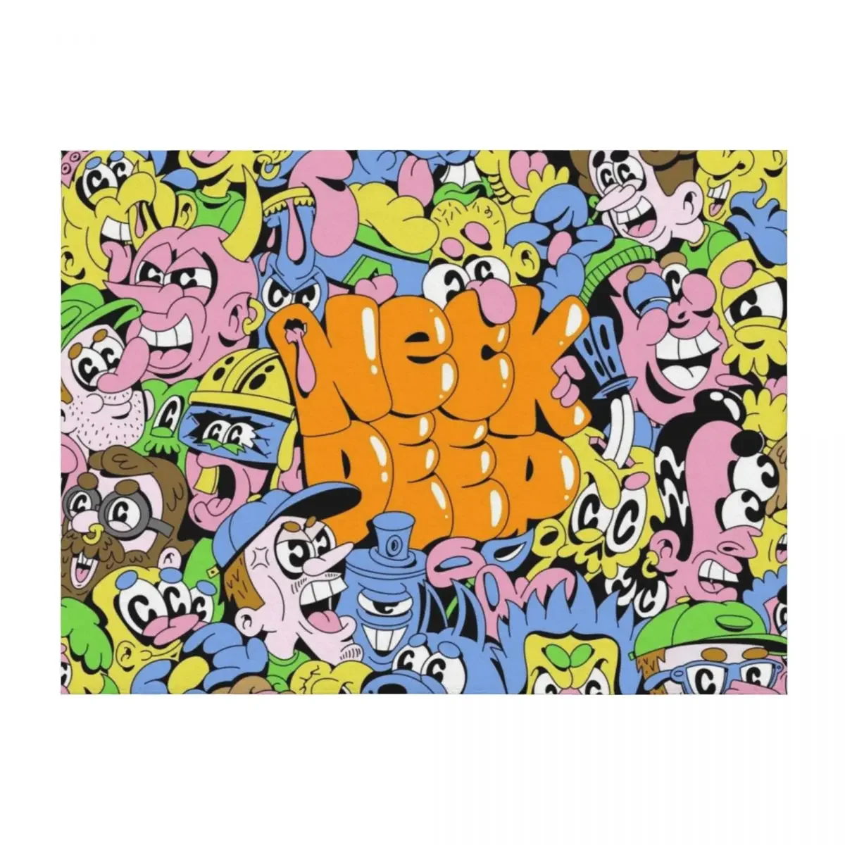 

neck deep tour 2024 Throw Blanket Loose for winter for babies Blankets Sofas Of Decoration Blankets