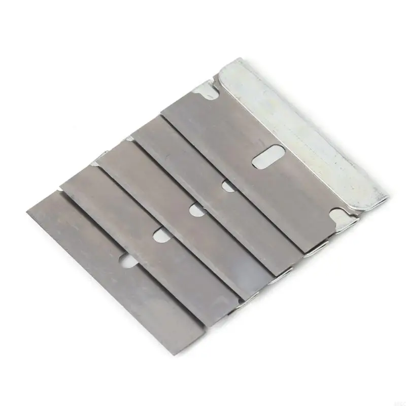 5Pcs Ceramic Glass Oven Window Tinting for Razor Scraper Stainless Steel 1.57''B