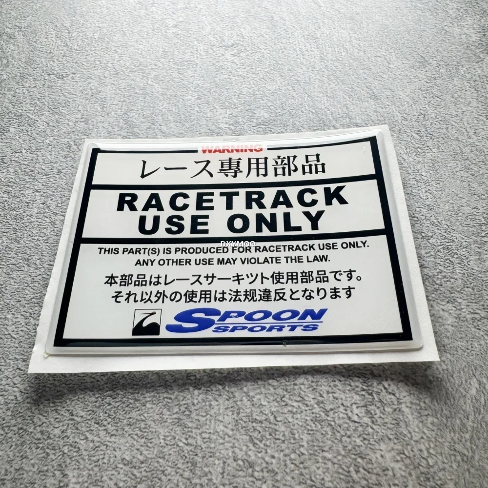 ثلاثية الأبعاد كريستال لينة الغراء سيارة ملصق لليابانية تعديل ملصقات ملعقة الرياضة الراعي سباق المسار استخدام فقط زين موتور الشارات #1