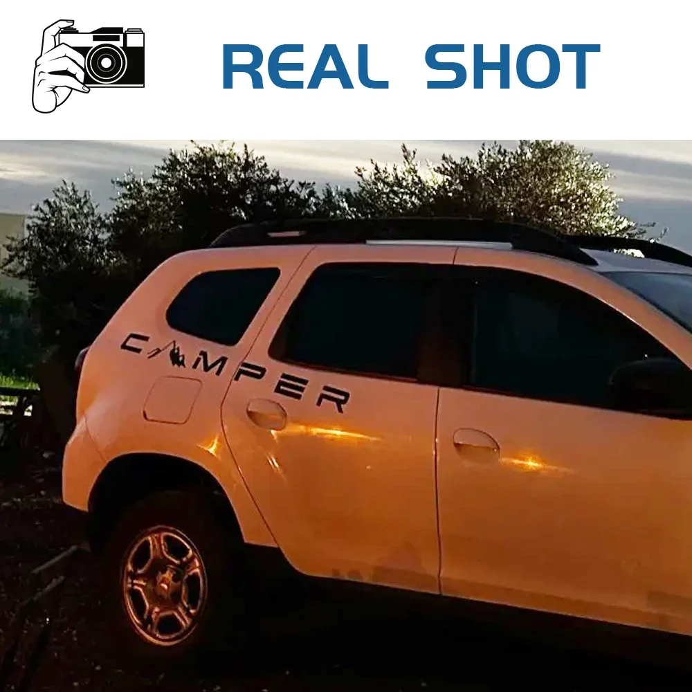 العربة الجبلية سيارة ملصق مائي 4x4 الطرق الوعرة لشاحنة قافلة فان تاكسي التخييم Rv البضائع متنقل الفينيل ديكور اكسسوارات السيارات