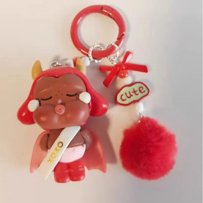 

Kawaii Crybaby Doll Keychain Doll Couple Keyring Cute Anime Cartoon Bowknot Mobile Phone Bag Pendant Charms Bag Decoration Gifts