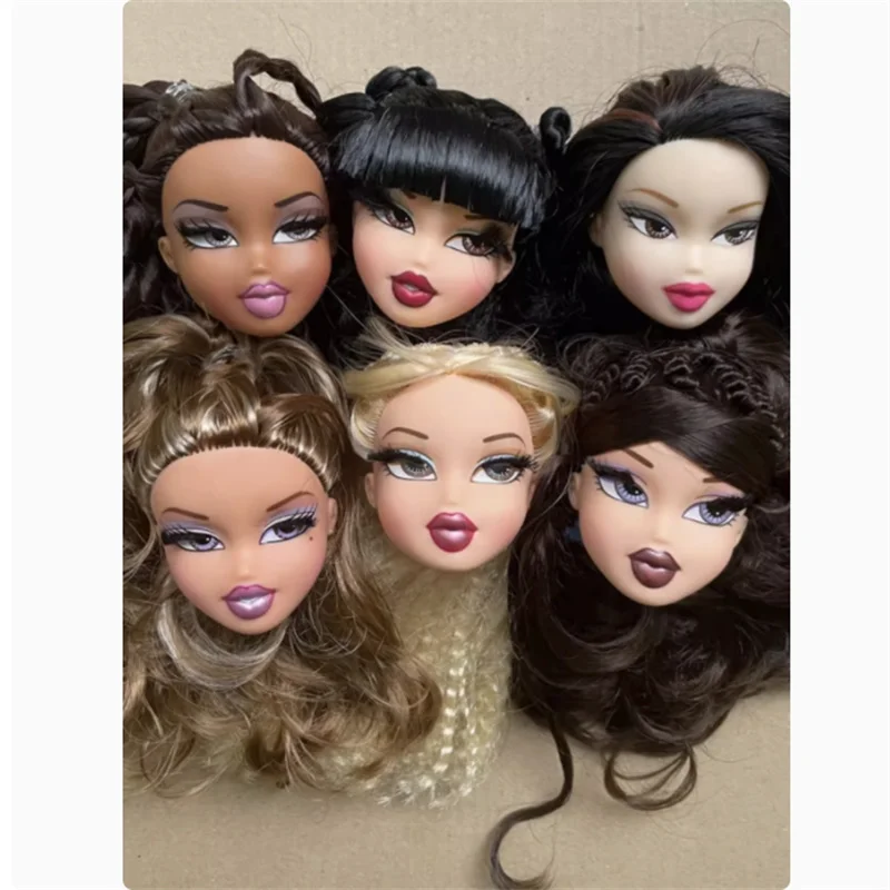 【Default Defects】1/6 Bratz Doll Old Style Rare Head About 28CM Action Figure Body Dolls Model For Fans DIY