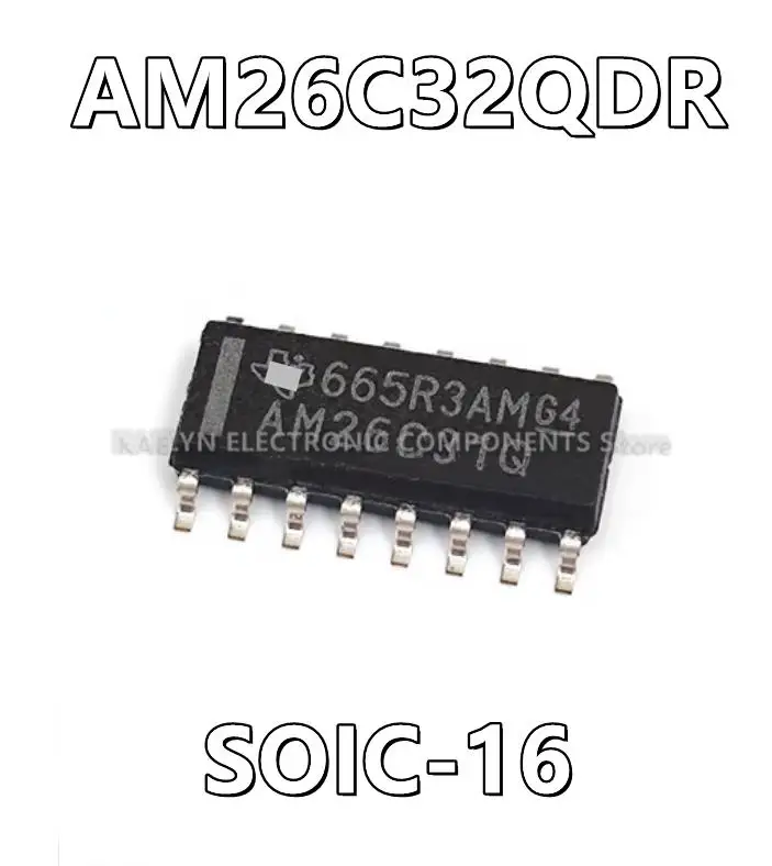 20Pcs/lot AM26C32QDR AM26C32 0/4 Receiver RS422, RS423 16-SOIC