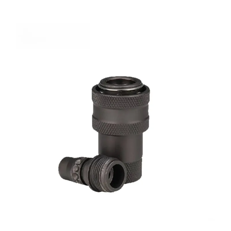 Microphone Stand Quick Release Connector Adapter 3/8‑5/8 Thread Metal Coupler for Mic Mount Bracket Live Studio Recording Stage