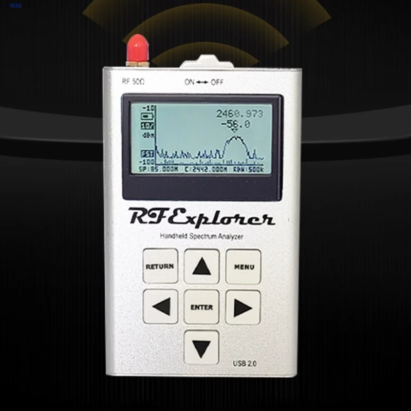 WSUB1G handheld spectrum analyzer electronic kit for measuring microphones, walkie talkies, and audio