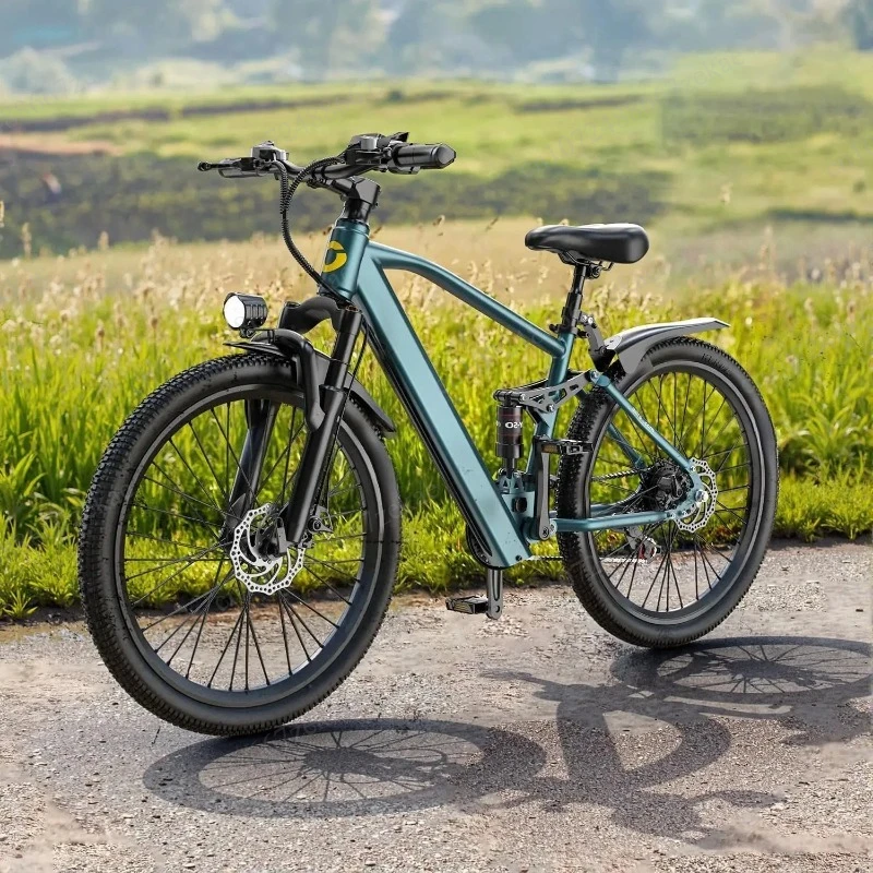 750W 21-Speed Electric Bike, 13Ah Battery Ebike, 23Mph Max Speed, 40 Miles Range with Dual Suspension