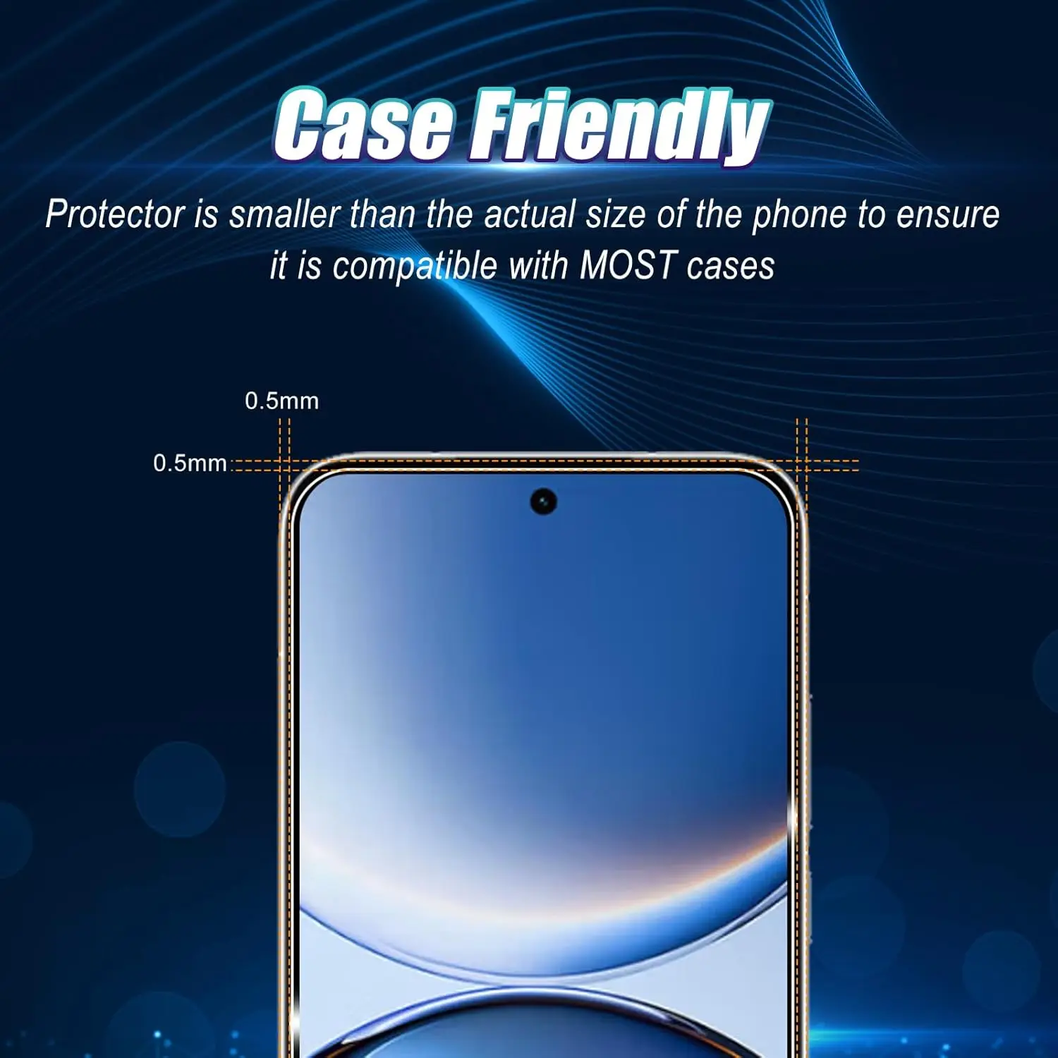 2/4 قطعة 9H الزجاج المقسى Xiaomi POCO F7 HD حامي الشاشة مقاومة للصدمات غطاء شفاف للهواتف المحمولة #4