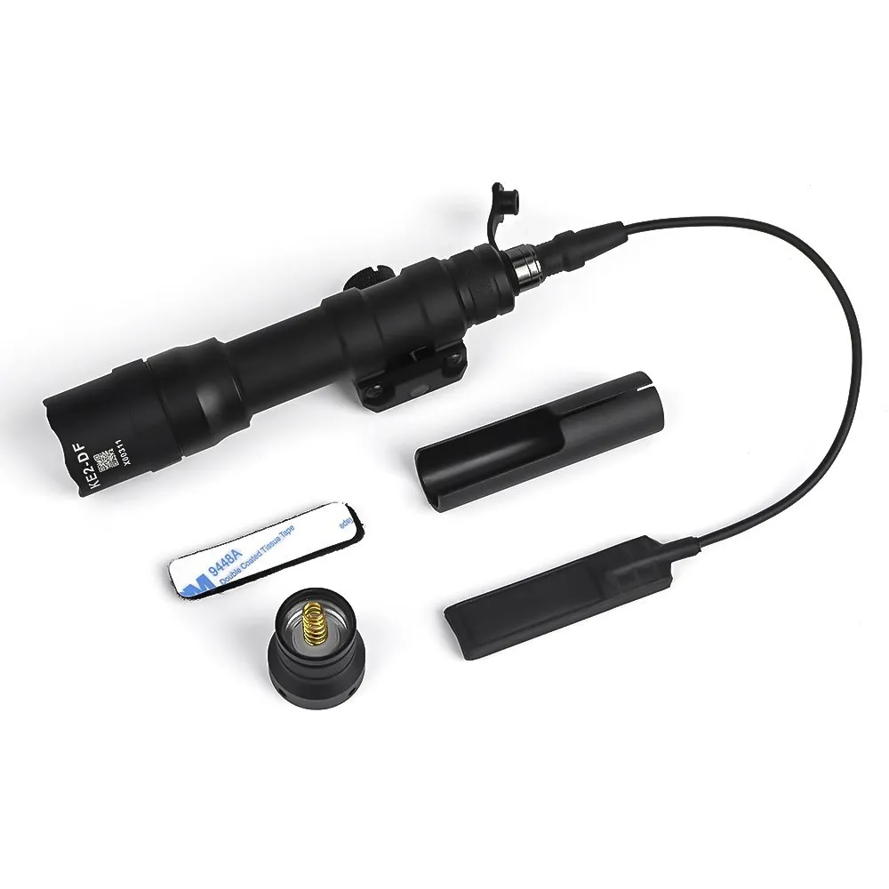 Airsoft WADSN M600 M600DF 1400lumens Tactical Weapon Flashlight LED Dual Fuel Hunting Rifle Scoutlight Fit 20mm Picatinny Rail