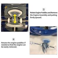A48F-Pool Cleaner Kit With Drive Shaft Assembly Replacement Drive Shaft R0525100 R0527000 For Zodiac MX6 MX8 Pool Cleaner